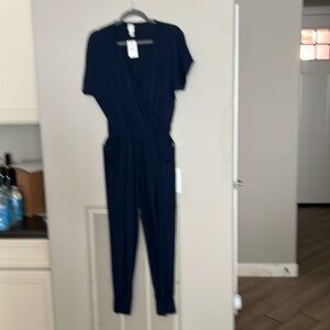 Navy Blue Jumpsuit.